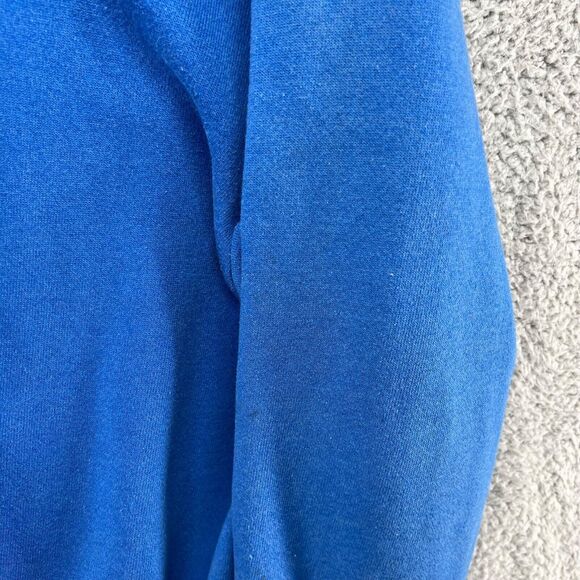 Vintage Las Vegas Sweatshirt Mens Extra Large Blue Black Zip Hoodie Spellout 90s - Picture 13 of 16